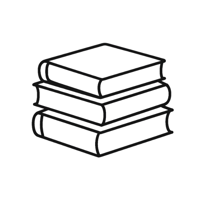 Stapel kinderboeken icoon – collectieadvies en duurzame boekenbus